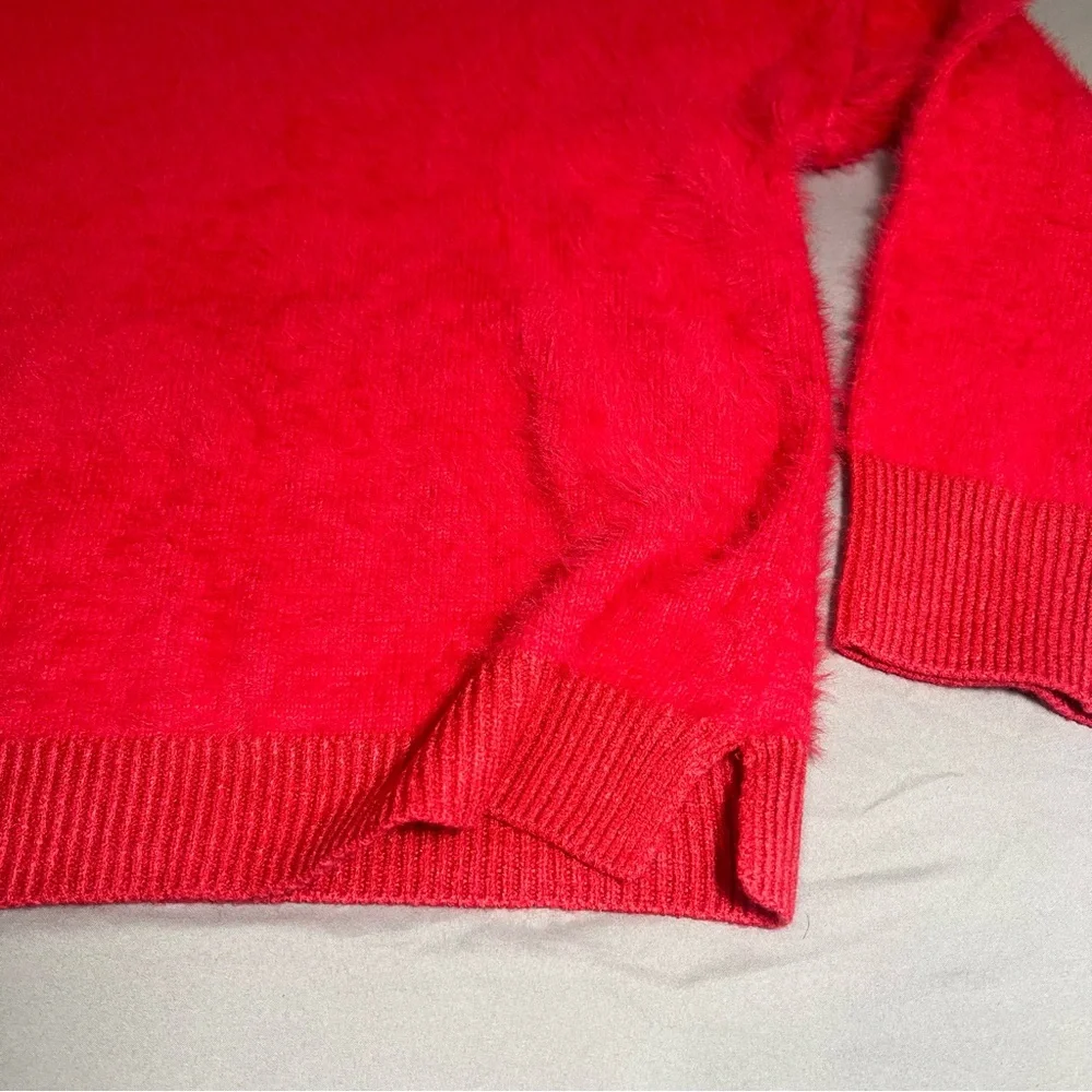 SANCTUARY FLUFF IT UP SWEATER ROUGE Size M - Picture 7 of 14